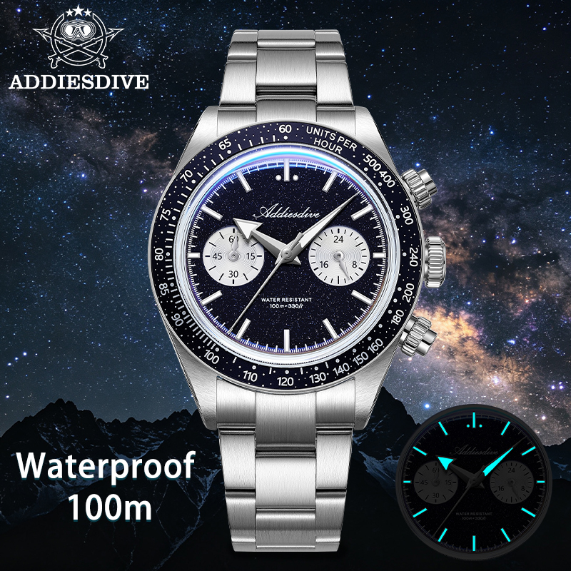 Watch Crown Pusher - ADDIESDIVE Quartz Watches Men 100M Waterproof