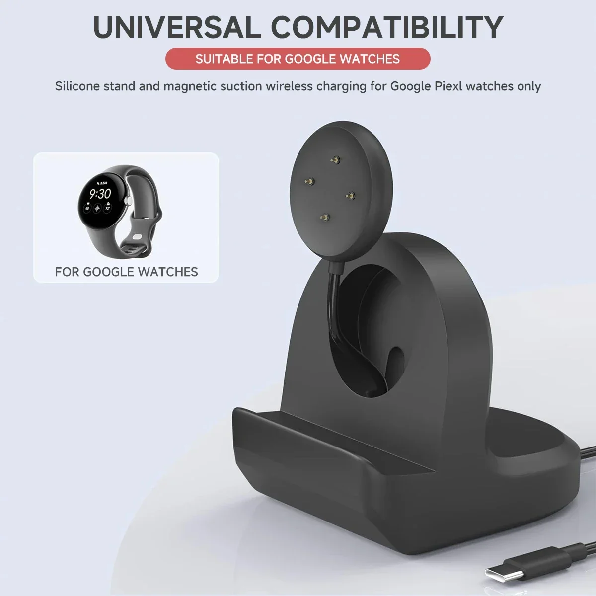 Soft Silicone Charger Cradle D – Watch Charging Dock Bewertung und Preis