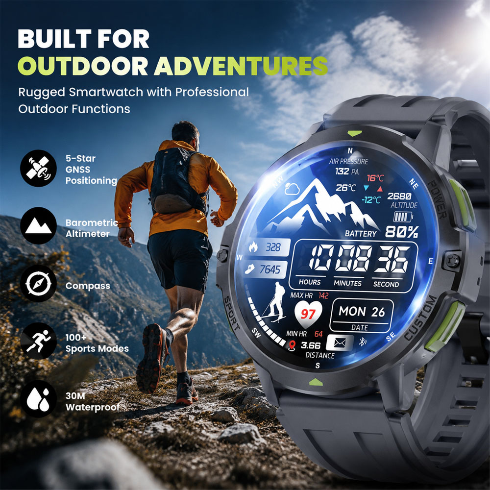 2026 NEW Military GPS Smartwat – Smartwatch Timex Watches For Men Bewertung und Preis