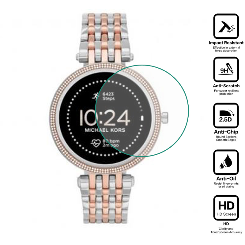 Tempered Glass Protective Film – Smartwatch Watches Michael Kors Bewertung und Preis