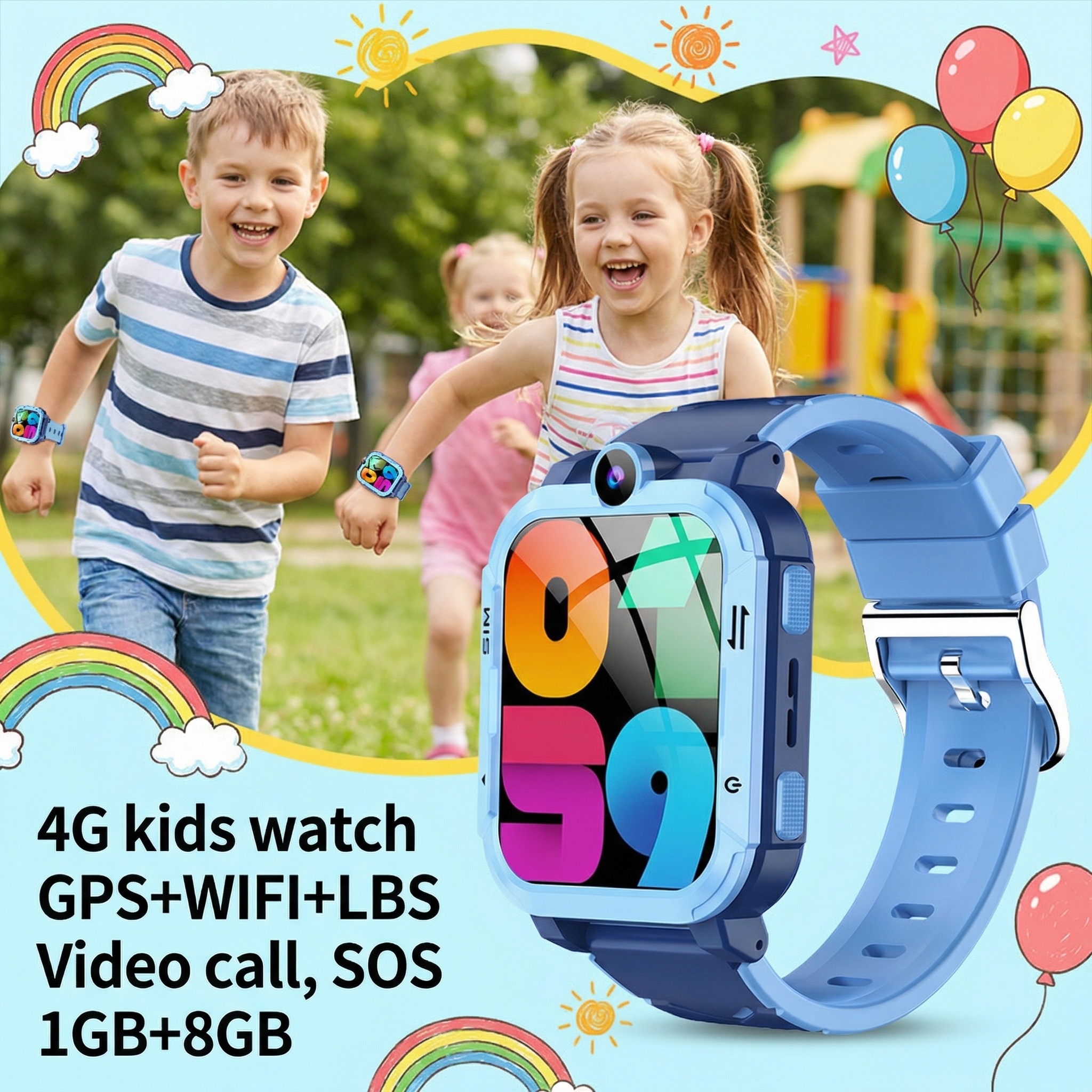 Children Smart Watch 4G GPS Wi – Smartwatch Watches Birthday Gift For Boys Bewertung und Preis