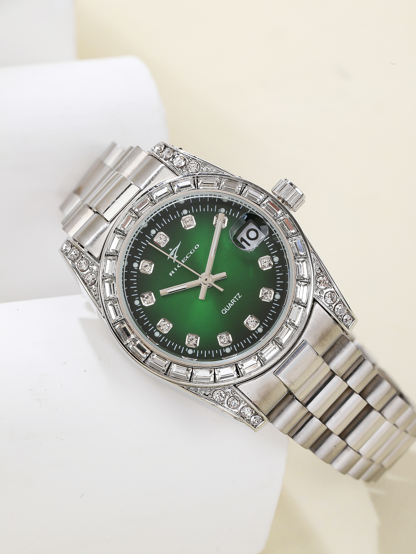 Classic green dial studded dia – Watch Bezel Insert Bewertung und Preis