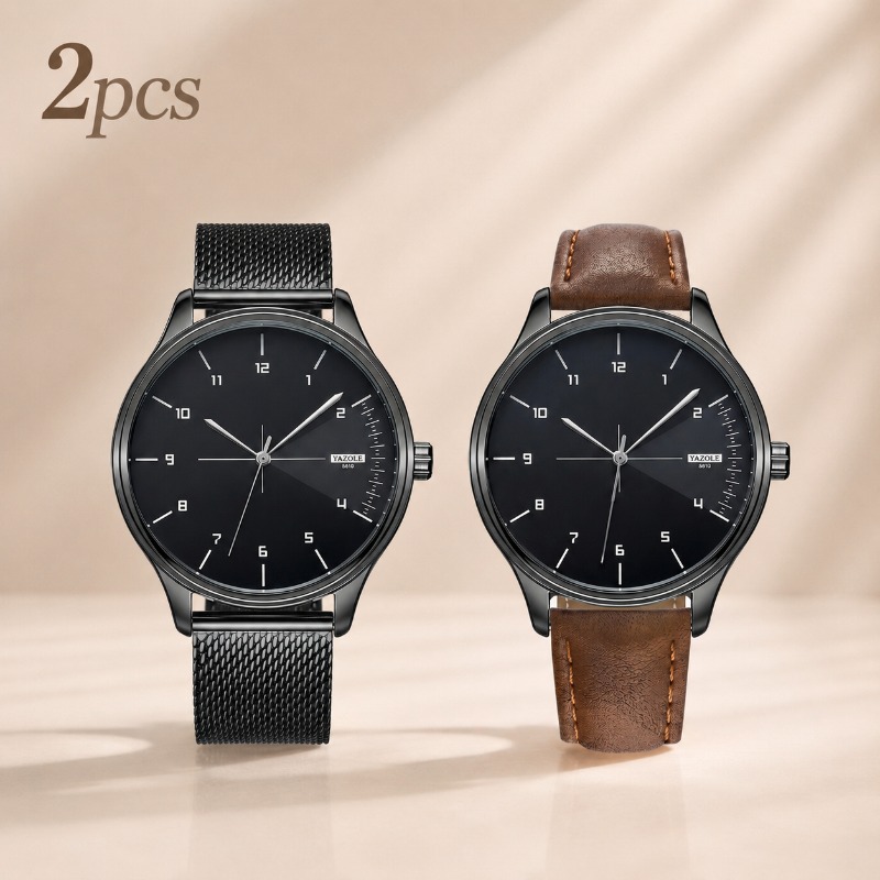 2Pcs YAZOLE Men Business Watch – Smartwatch Watches Best Gift For Men Bewertung und Preis