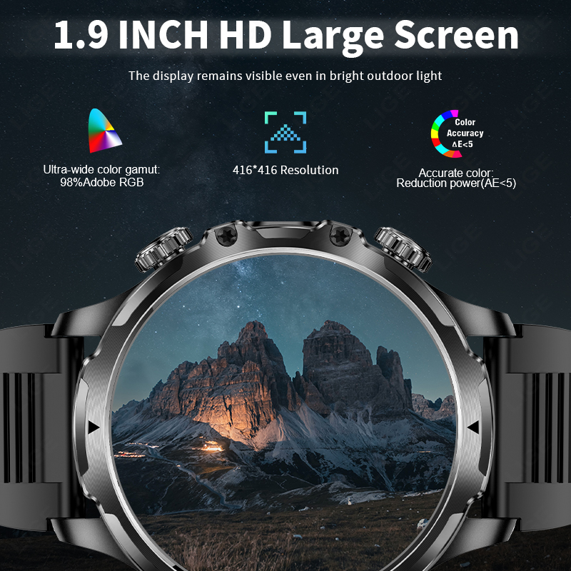 LIGE Smartwatch Military Men 1 – Smartwatch Timex Watches For Men Bewertung und Preis