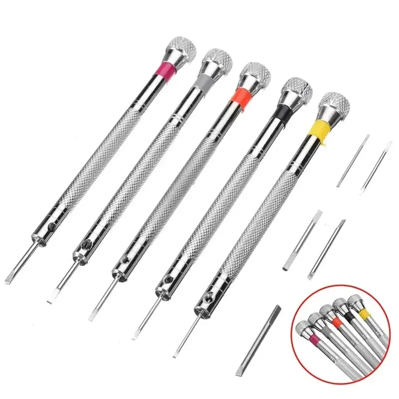 5pcs/set 0.8-1.6mm Steel Screw – Watchmaker Screwdriver Bewertung und Preis