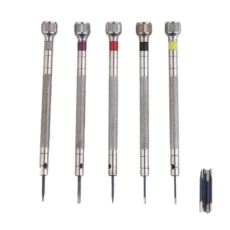 5pcs/set 0.8-1.6mm Steel Screw – Watchmaker Screwdriver Bewertung und Preis