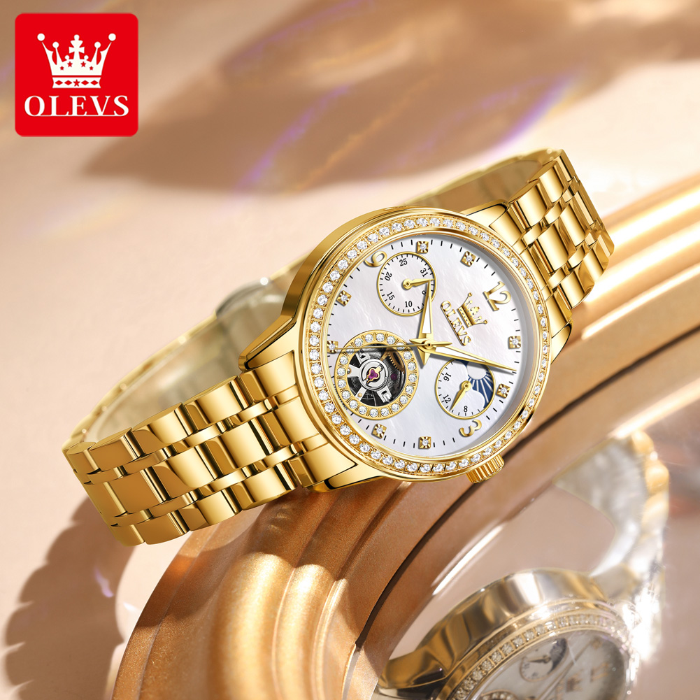 OLEVS 6750 Automatic Woman Wat – Watch Bezel Insert Bewertung und Preis