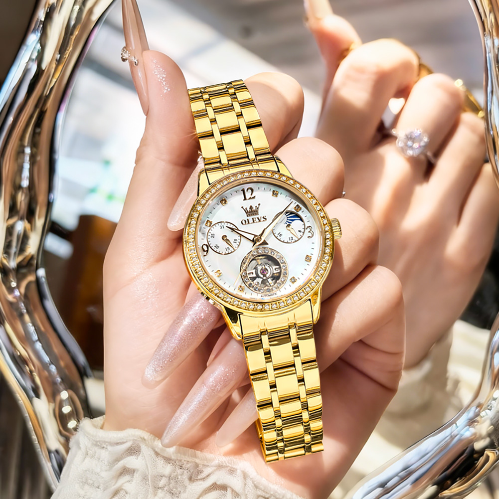 OLEVS 6750 Automatic Woman Wat – Watch Bezel Insert Bewertung und Preis
