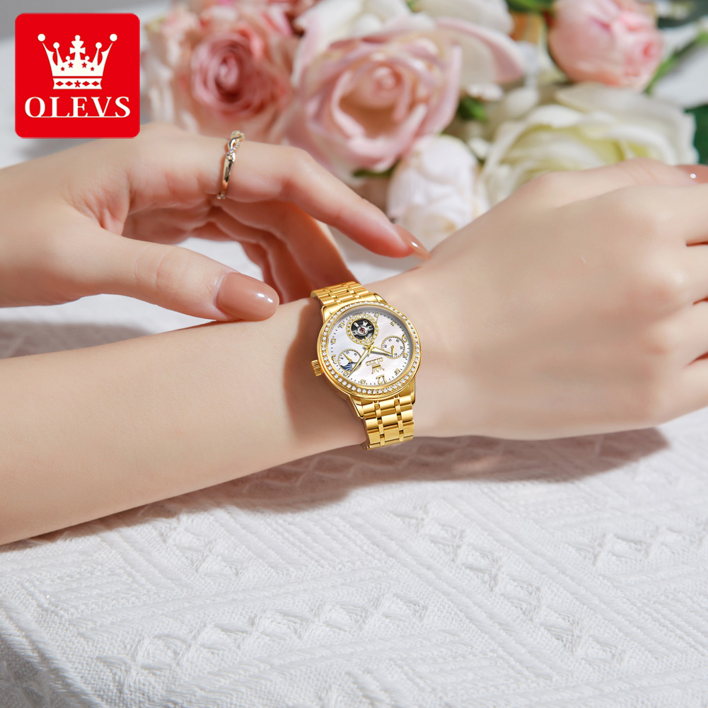 OLEVS 6750 Automatic Woman Wat – Watch Bezel Insert Bewertung und Preis