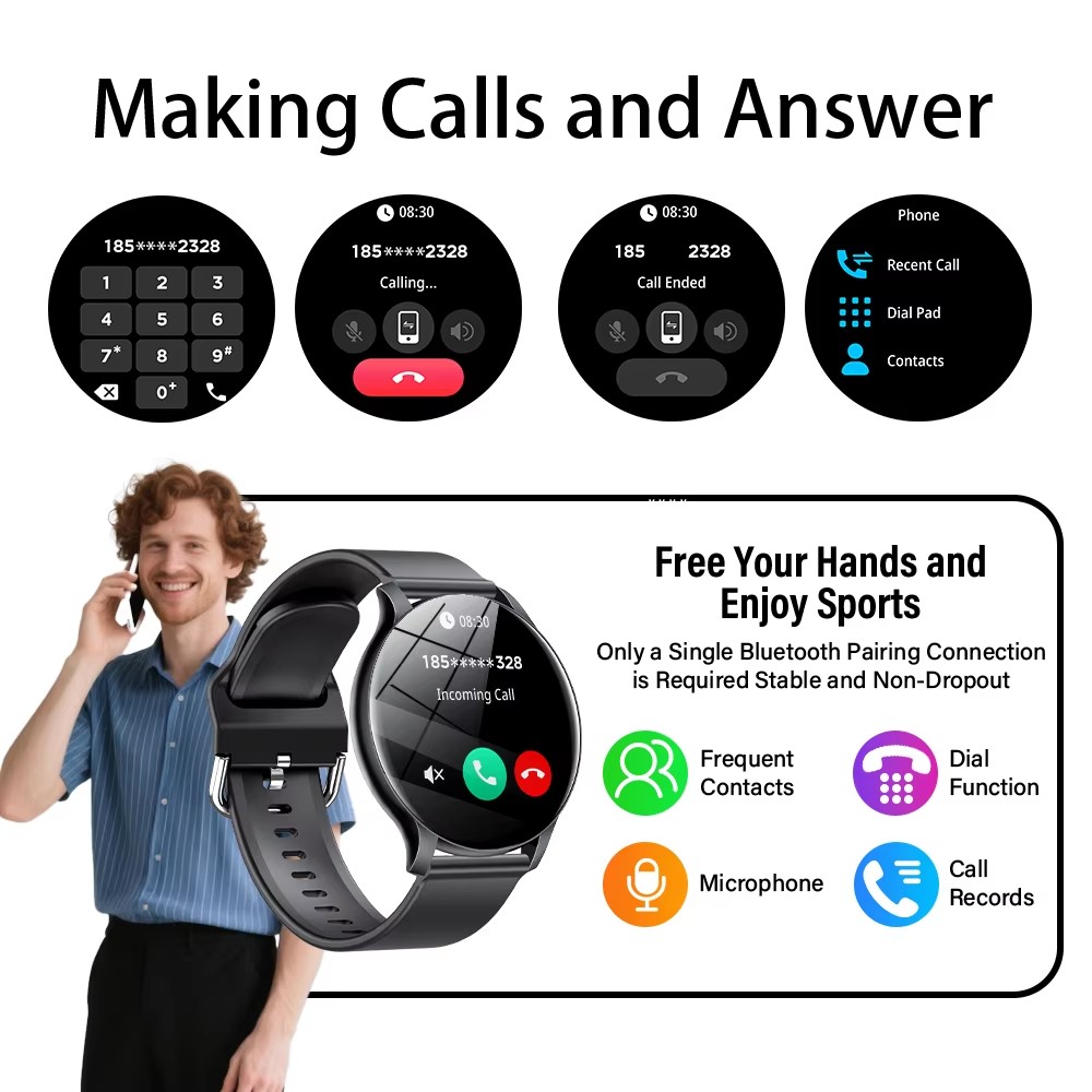 2025 New Smart Watch Heart Rat – Watches Ladies Smartwatch Bewertung und Preis