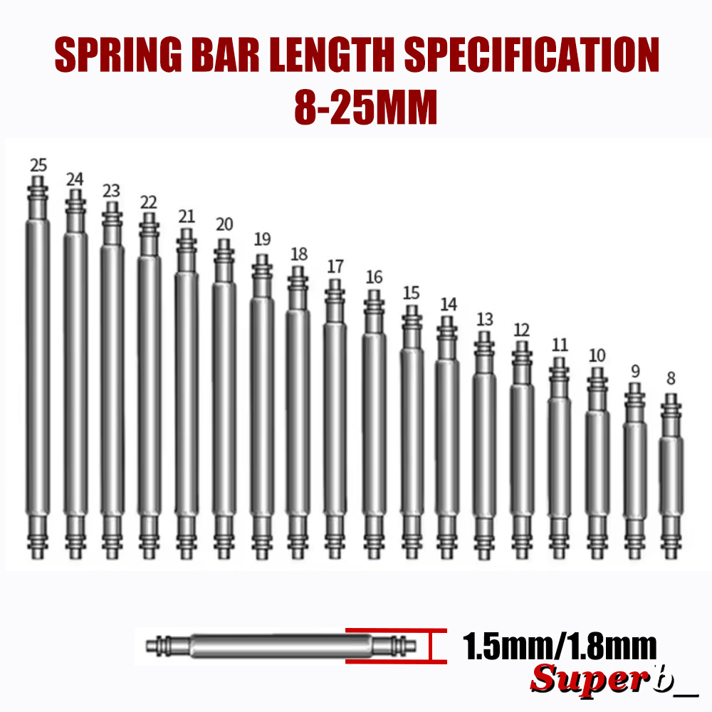 360pcs Dia 1.3mm/1.5mm/1.8mm S – Watch Crown Pusher Bewertung und Preis