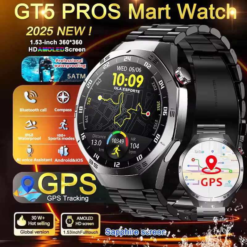 Round GPS Smart Watch Waterpro – Smartwatch Watches Best Gift For Men Bewertung und Preis