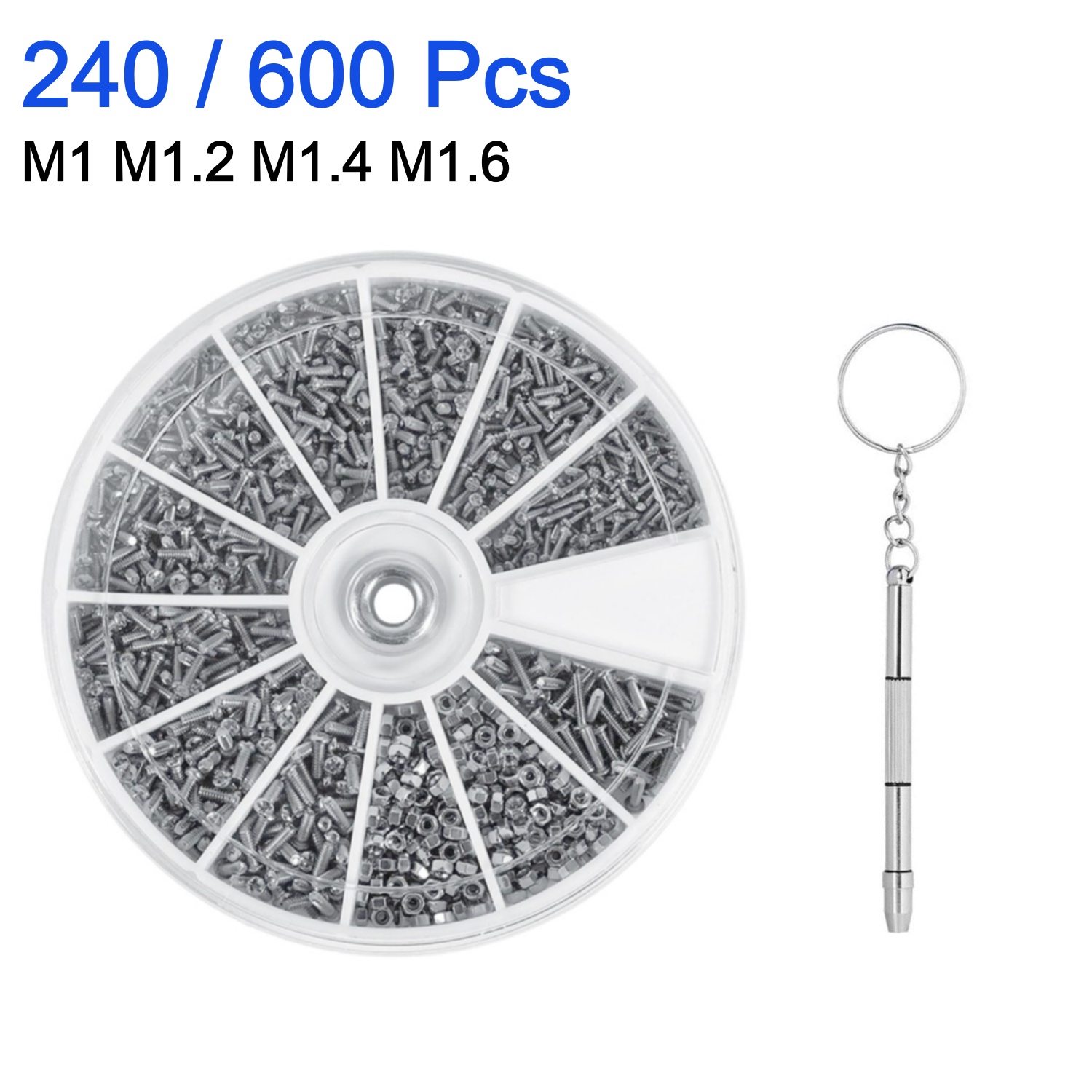 240/600Pcs small screw nut scr – Watchmaker Screwdriver Bewertung und Preis