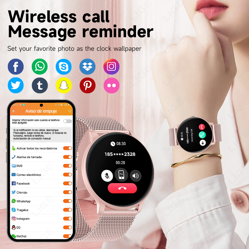 LIGE Waterproof Women Smart Wa – Watches Ladies Smartwatch Bewertung und Preis