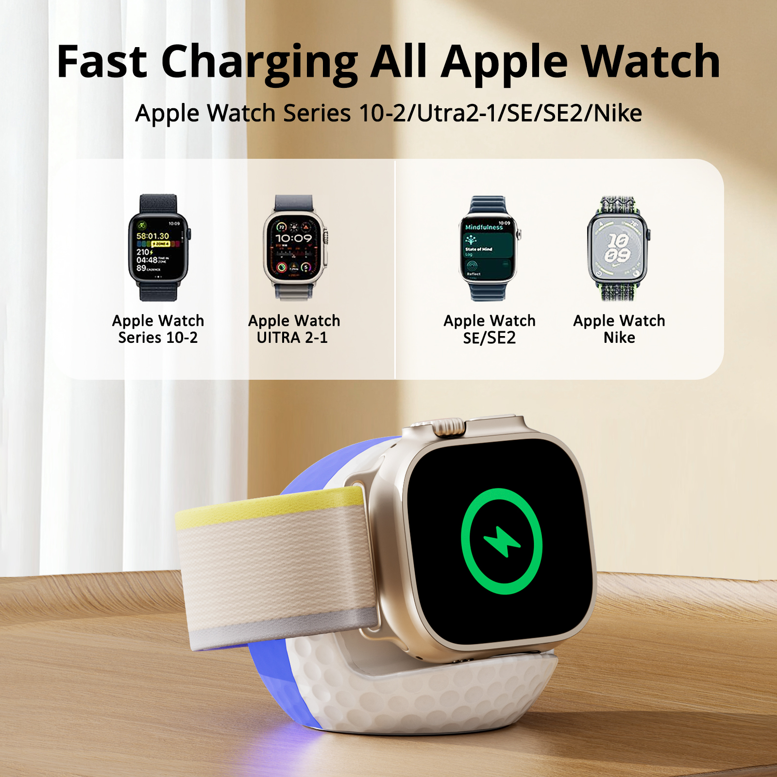 Portable RGB Lighting Wireless – Watch Charging Dock Bewertung und Preis