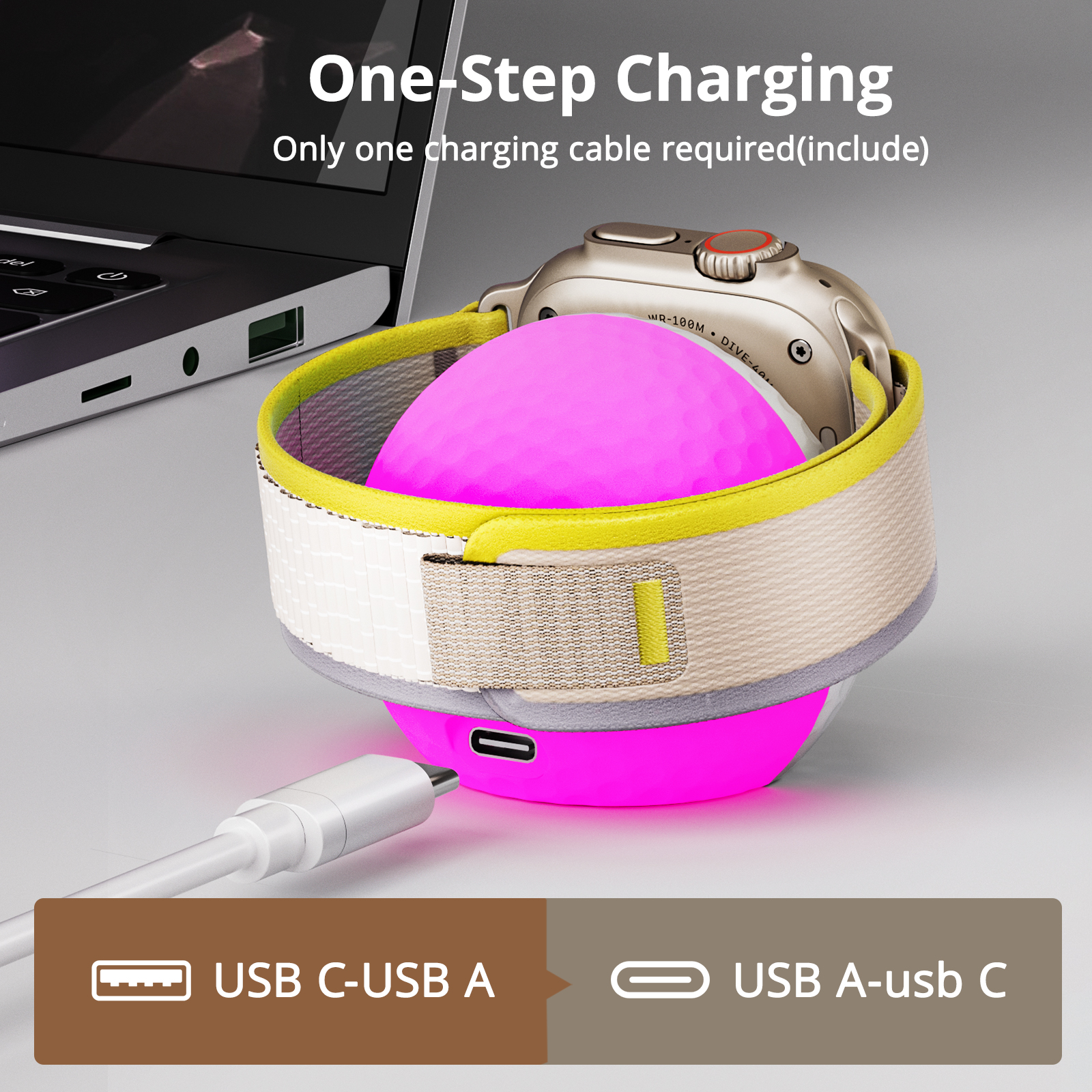 Portable RGB Lighting Wireless – Watch Charging Dock Bewertung und Preis