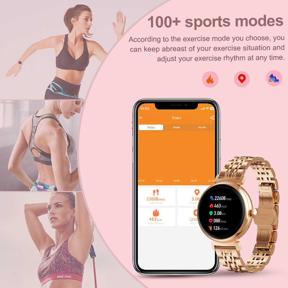 1.04 inch AMOLED Screen Fashio – Watches Ladies Smartwatch Bewertung und Preis