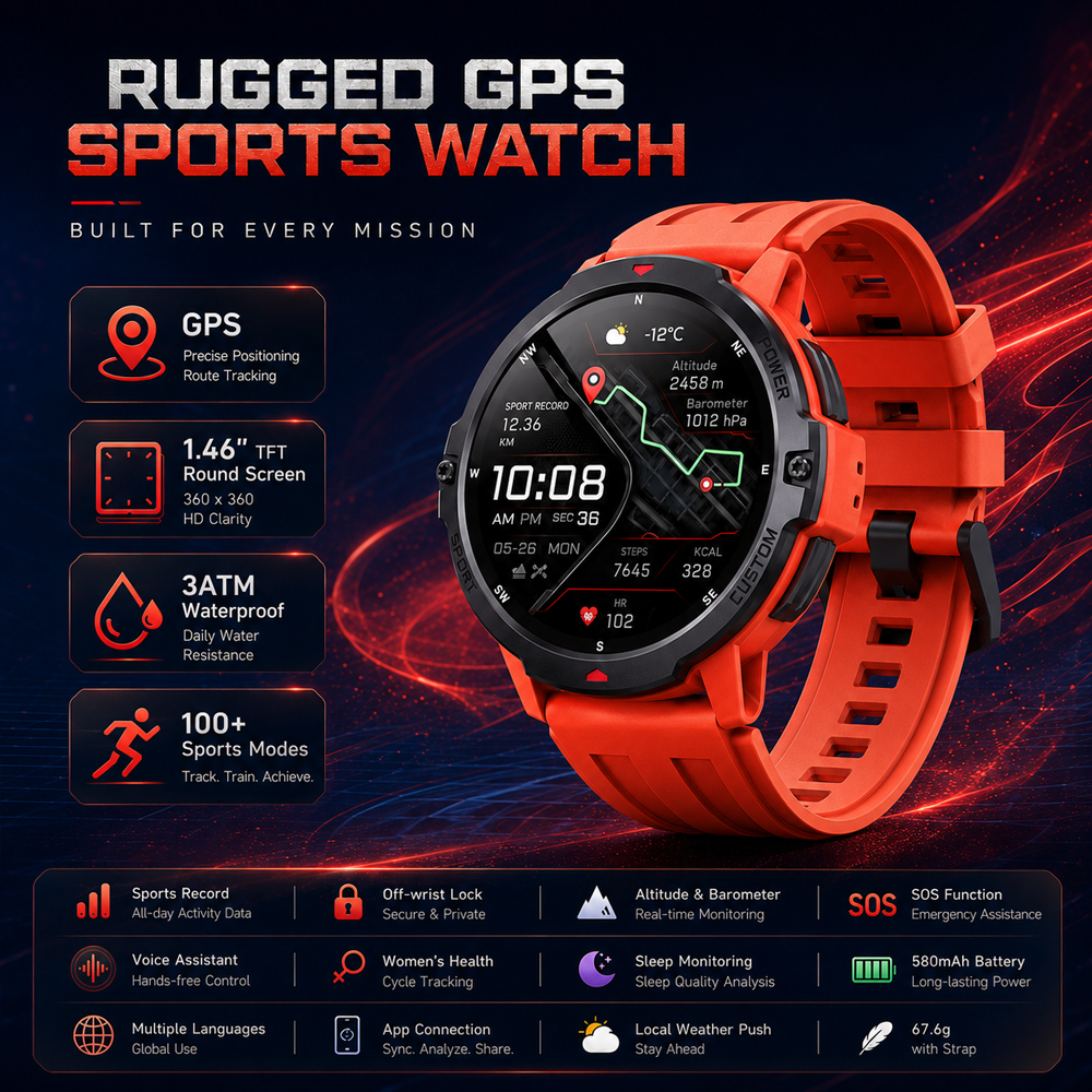 2026 NEW GPS Smart Watch 1.46  – Smartwatch Timex Watches For Men Bewertung und Preis