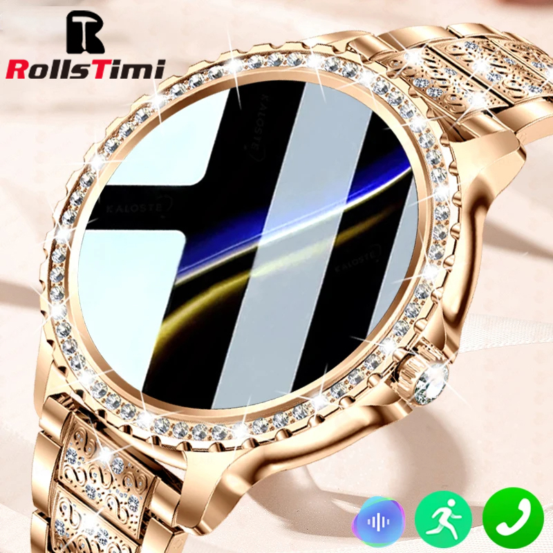 Fashion Luxury Gold Women Smar – Watches Ladies Smartwatch Bewertung und Preis
